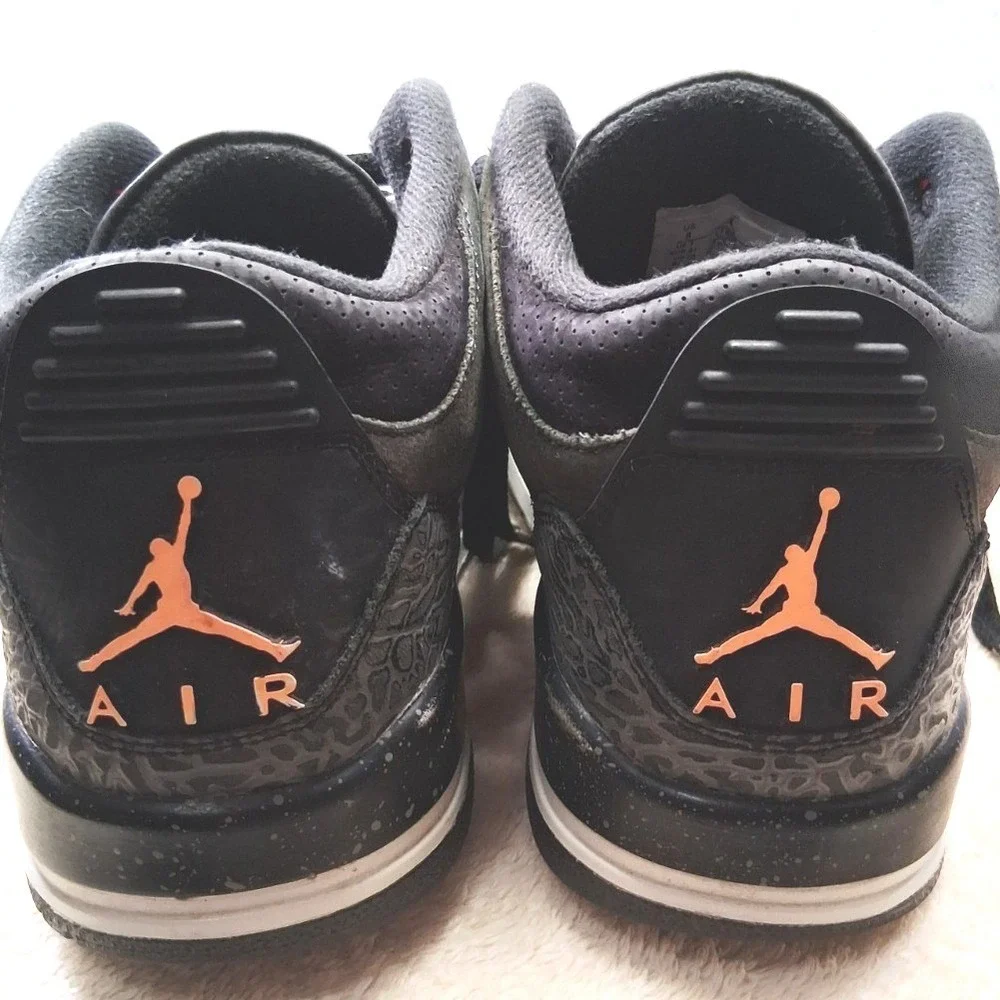 Nike Jordan‎ 3 Retro Fear Pack 2023 Grey Orange CT8532-080 Size 8